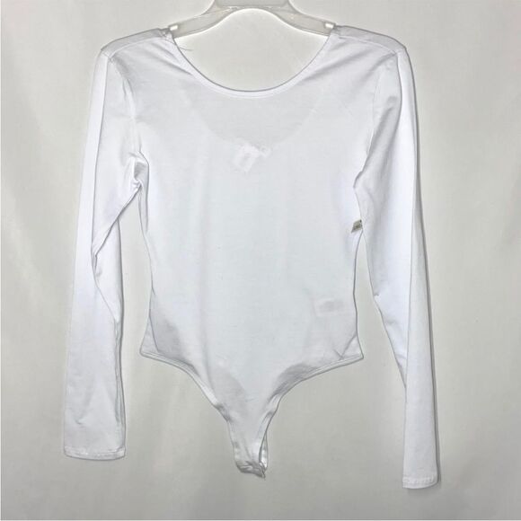 Shrinking Violet White Bodysuit - Picture 1 of 4